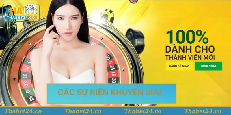 Các sự kiện khuyến mãi của casino Thabet mới nhất 