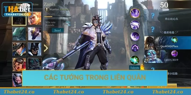 Vai trò của các tướng có trong game Liên Quân
